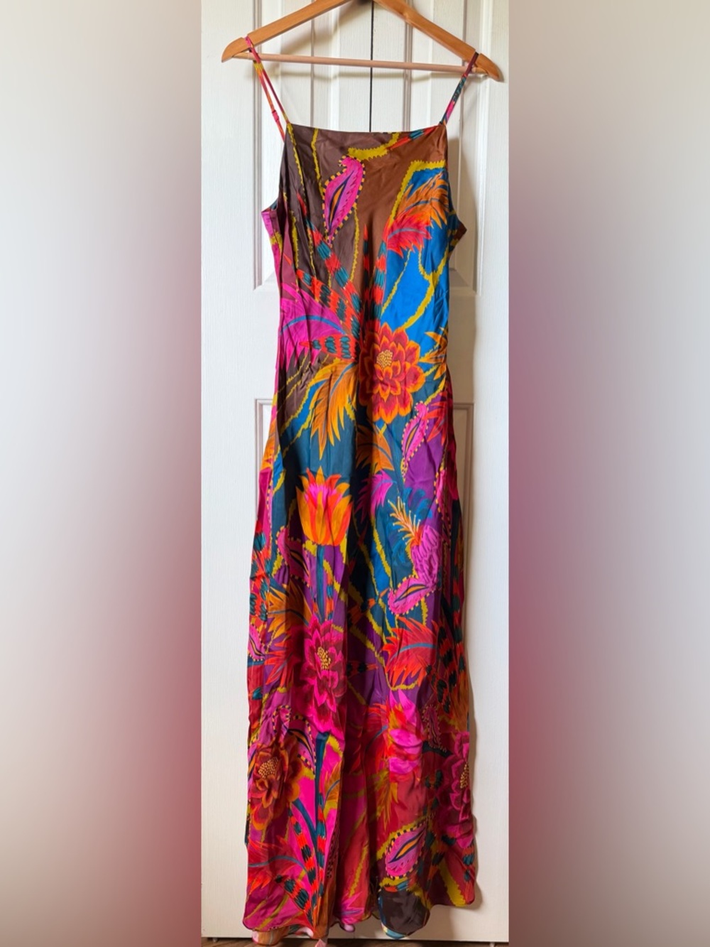 Farm Rio Tropical Floral Maxi Dress
